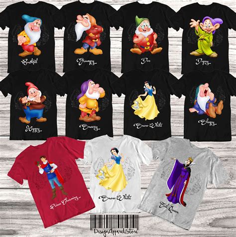 snow white and seven dwarfs t shirts|snow white seven dwarfs costumes.